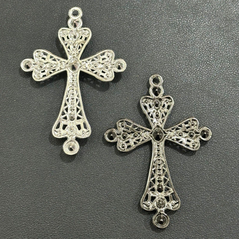 Cross Alloy Phone Case Beauty Material Handmade Suitcase Pendant