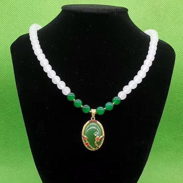Women's Korean Simple To Give Mom Mother's Day Gift Live Necklaces