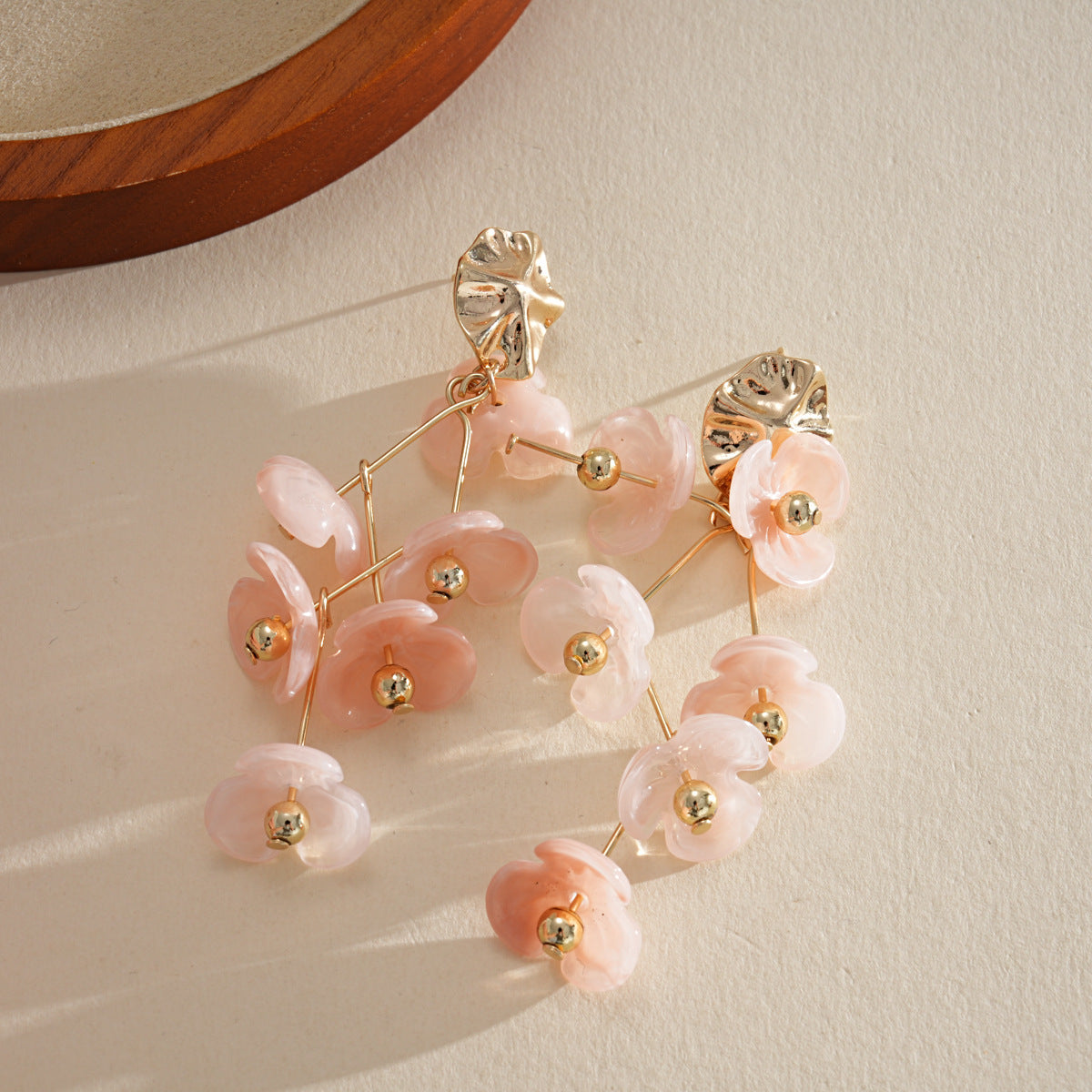 Acrylic Beaded Love Fashion Trend Clavicle Chain Vacation Jewelry Set