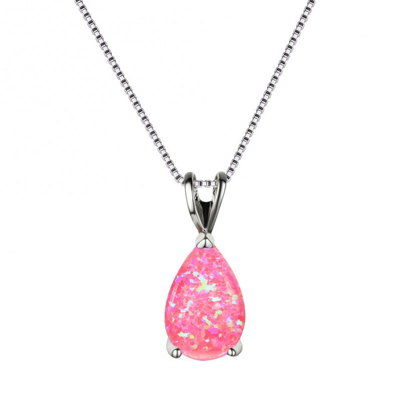 Water Drop Opal Female Temperament High Sense Pendants