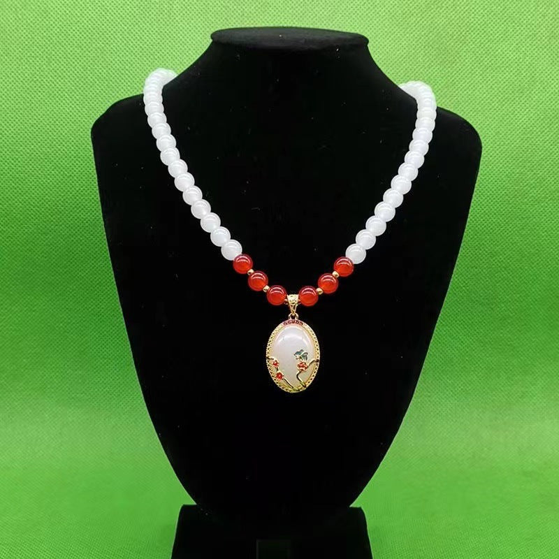 Women's Korean Simple To Give Mom Mother's Day Gift Live Necklaces