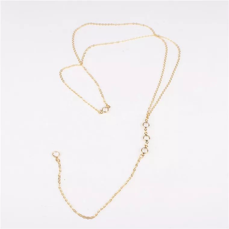 Ornament Fashion Water Drops Back Chain Necklaces