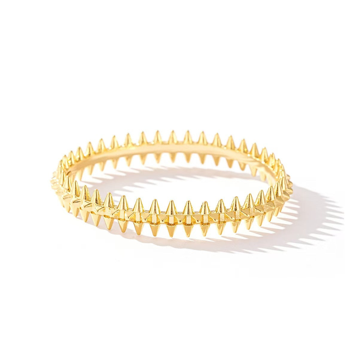 Fashion Personality Gear Open Buckle Gold Light Luxury Bracelet
