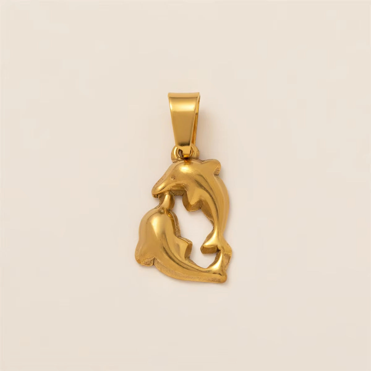 Stainless Steel Ocean Series Parts Furnace Vacuum Plating Gold Pendants
