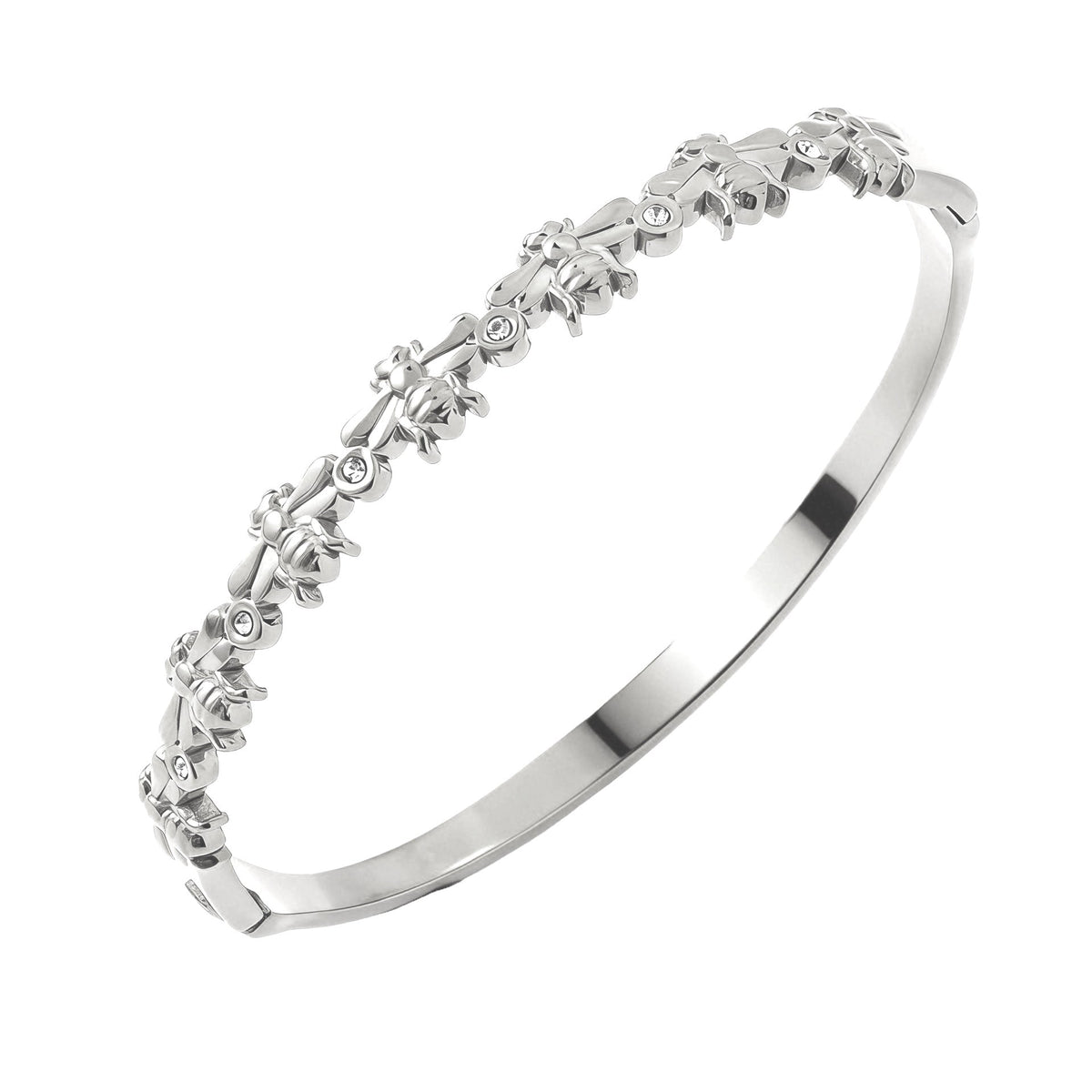 Open Stainless Steel Hydraulic Light Luxury High-grade Exaggerated Design Sense Bracelets