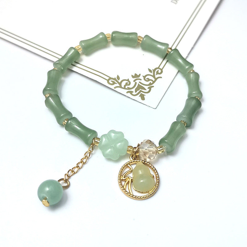 Style Chinese Imitation Aventurine Festival High Blessing Pendants