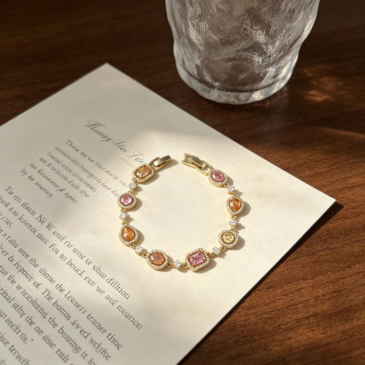 Women's Source Zircon Massive Style High Color Retention Dopamine Bracelet