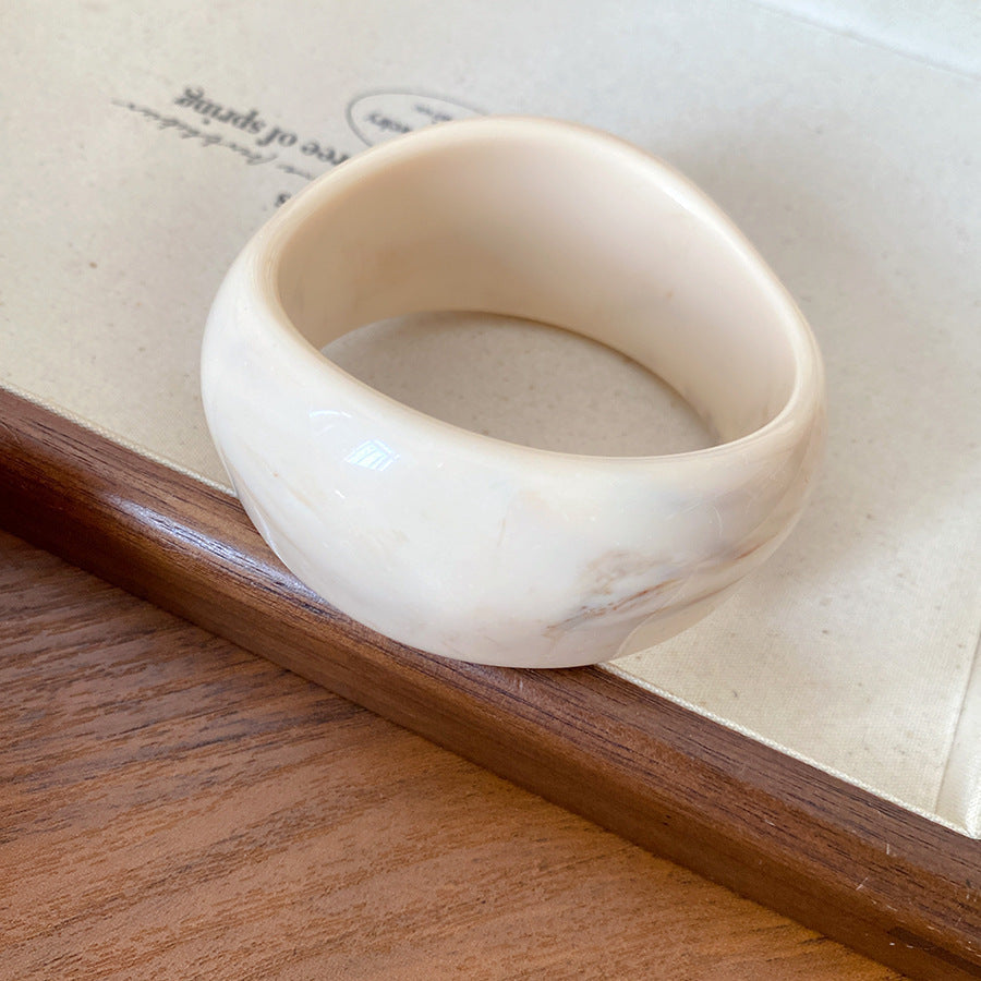 Acrylic Blooming Round Atmospheric Commute Minimalist Niche Bracelet