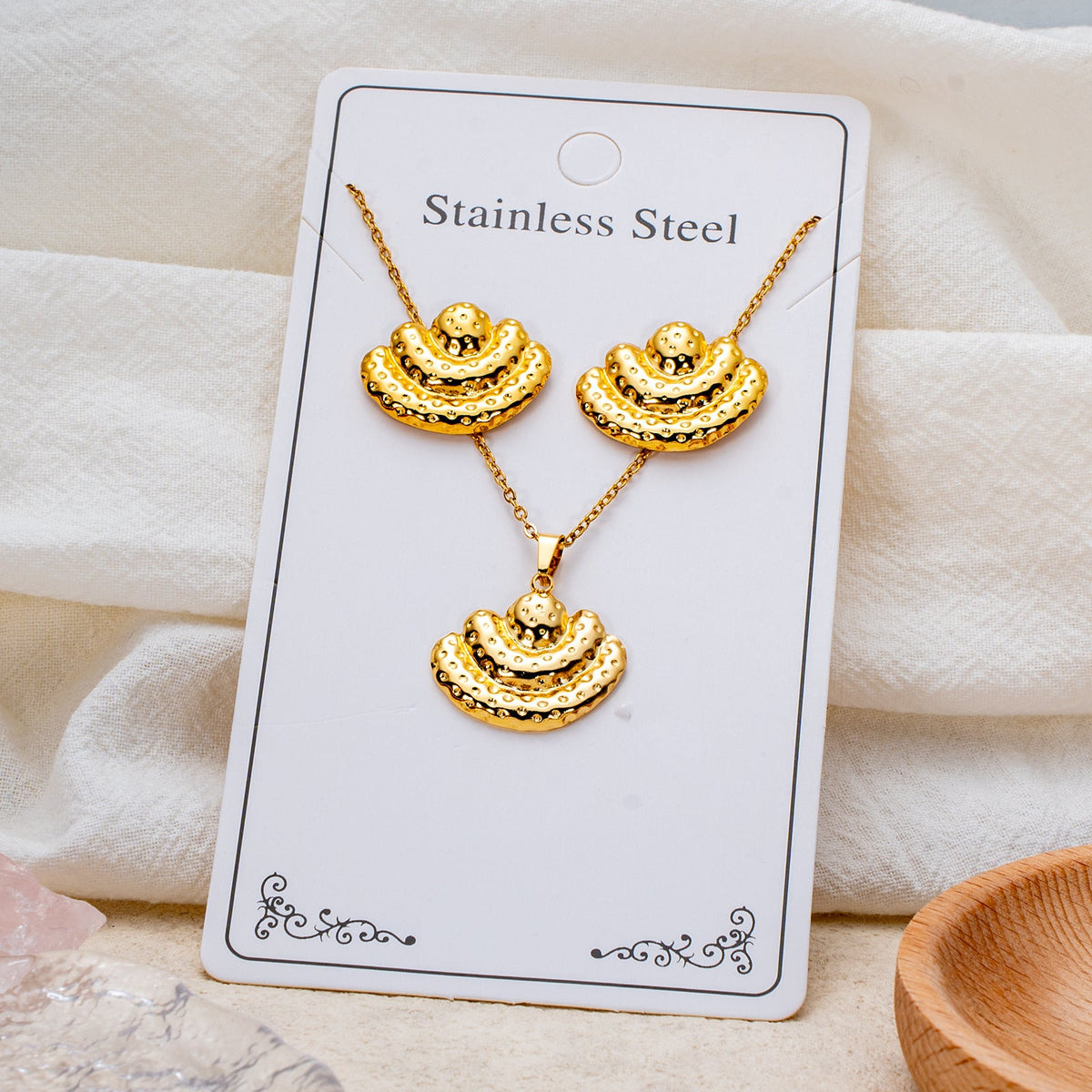 Best-selling Fashion Personality Stainless Steel Variety Of Jewelry Set