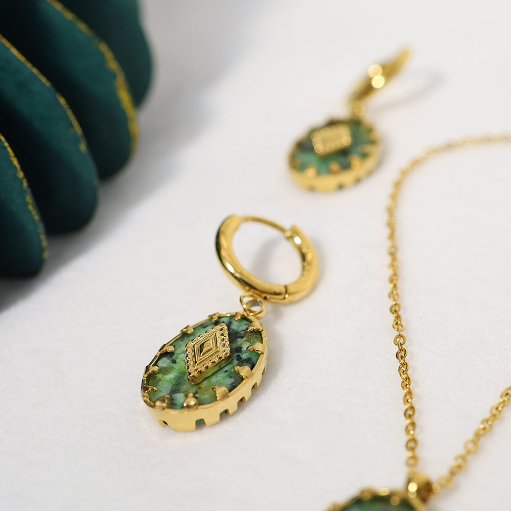 Natural Stone Do Not Fade Minority Jewelry Set