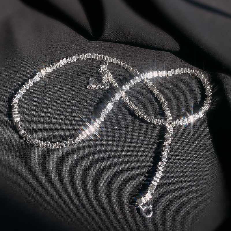 Sier Plated Small Pieces Of Female Necklaces