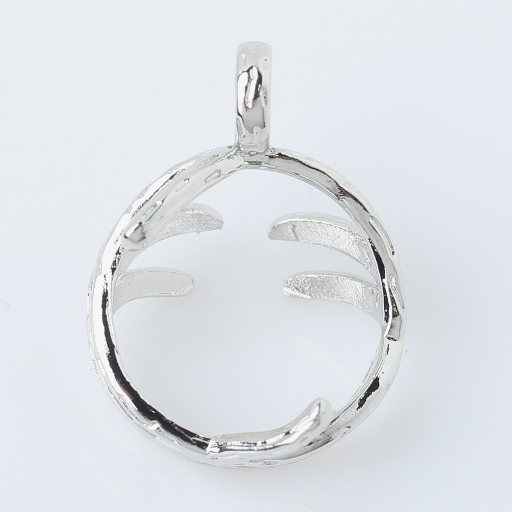 Beads Holder Large Single Eardrop Frame Lucky Exquisite Universal Pearl Pendant
