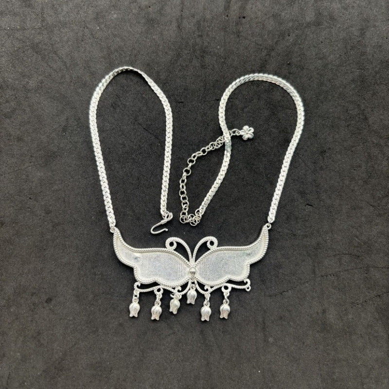 Miao Sier Eardrop Frame Vintage Base Support Handmade Ethnic Pendant
