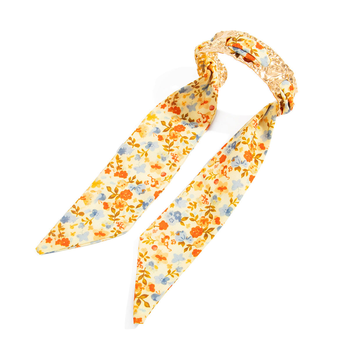 Metal Hammer Pattern Wide Fashion Leopard Colorful Silk Bracelet