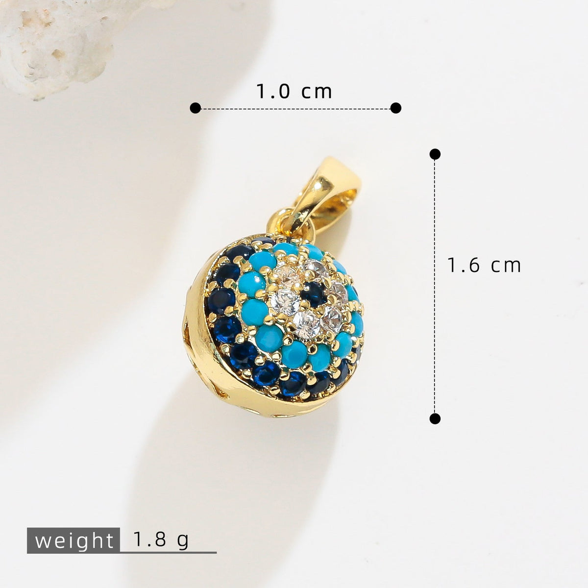 Fashion Retro Weird Devil Eye Single Pendants
