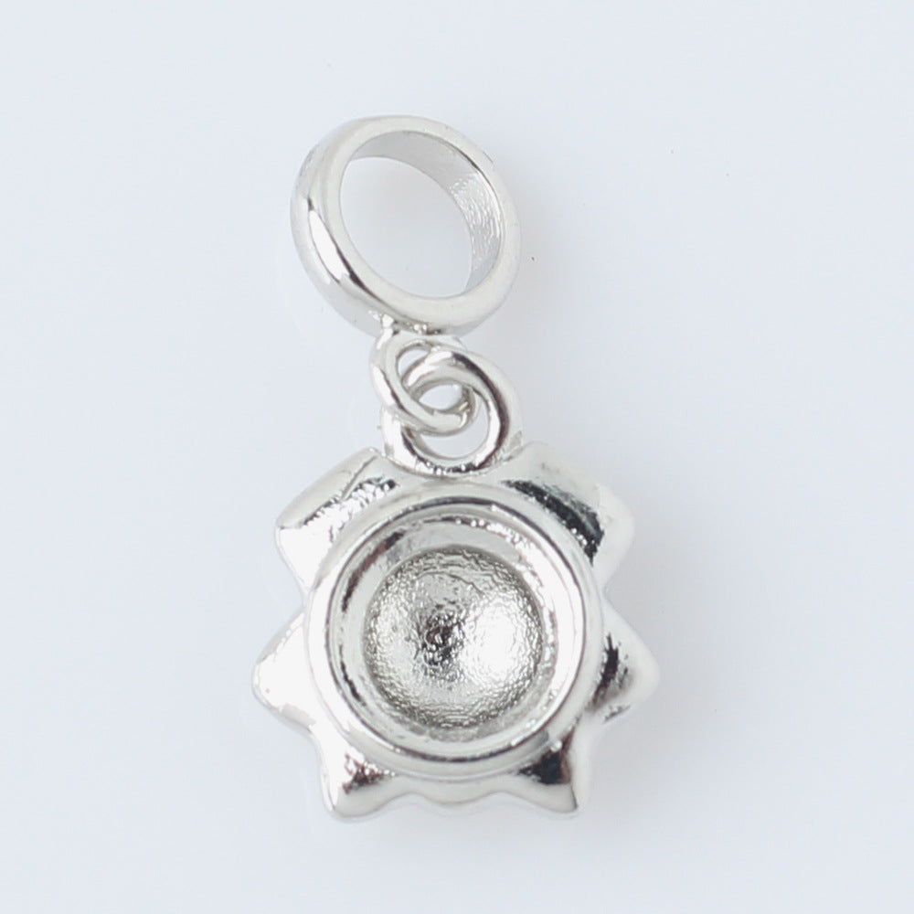 Beads Holder Large Single Eardrop Frame Lucky Exquisite Universal Pearl Pendant