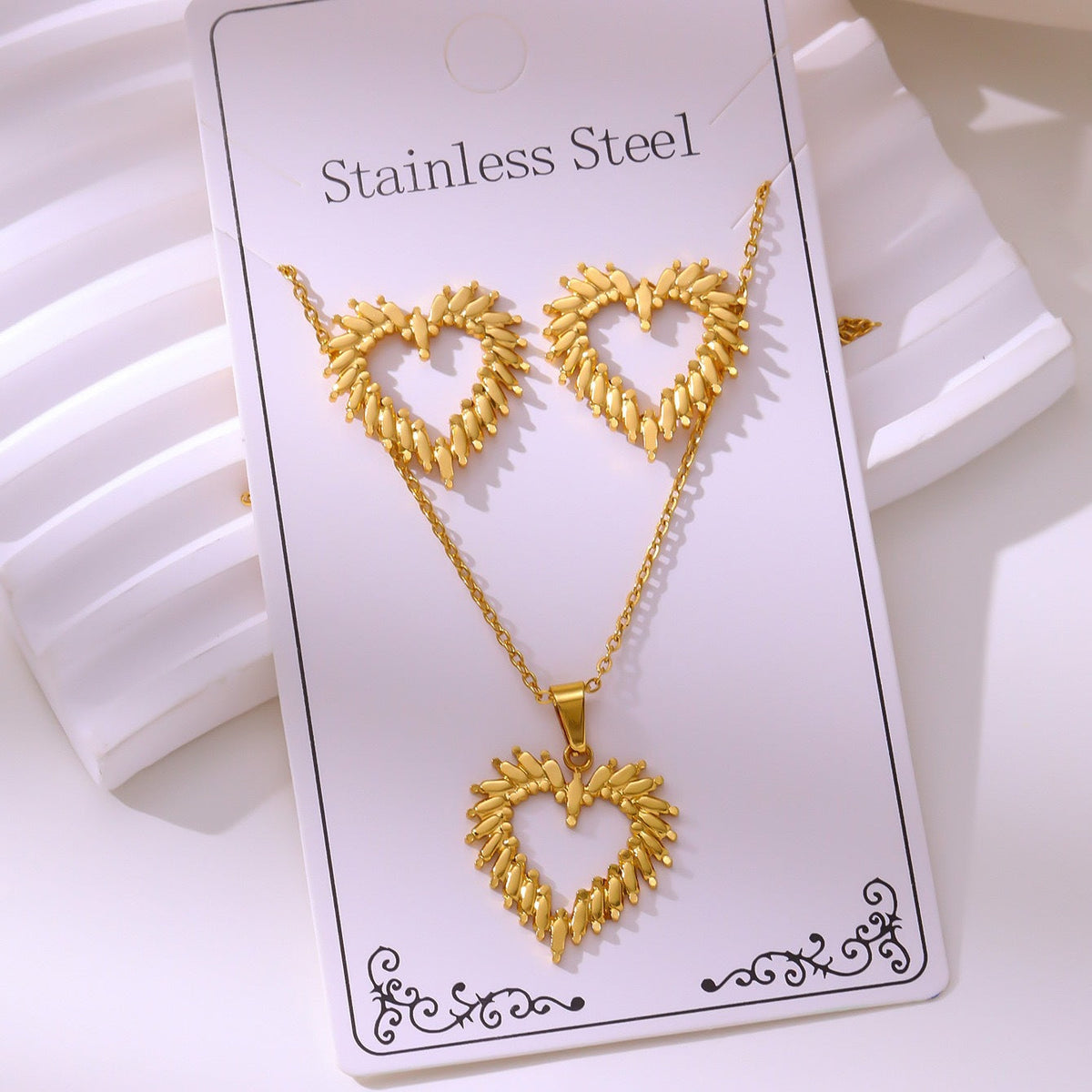Hydraulic Suit Butterfly Love Irregular Personality Jewelry Set