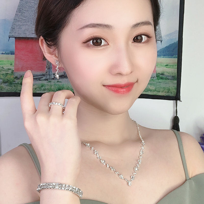 Simple Fashion Suit Bridal Elegant Fashionable Earrings