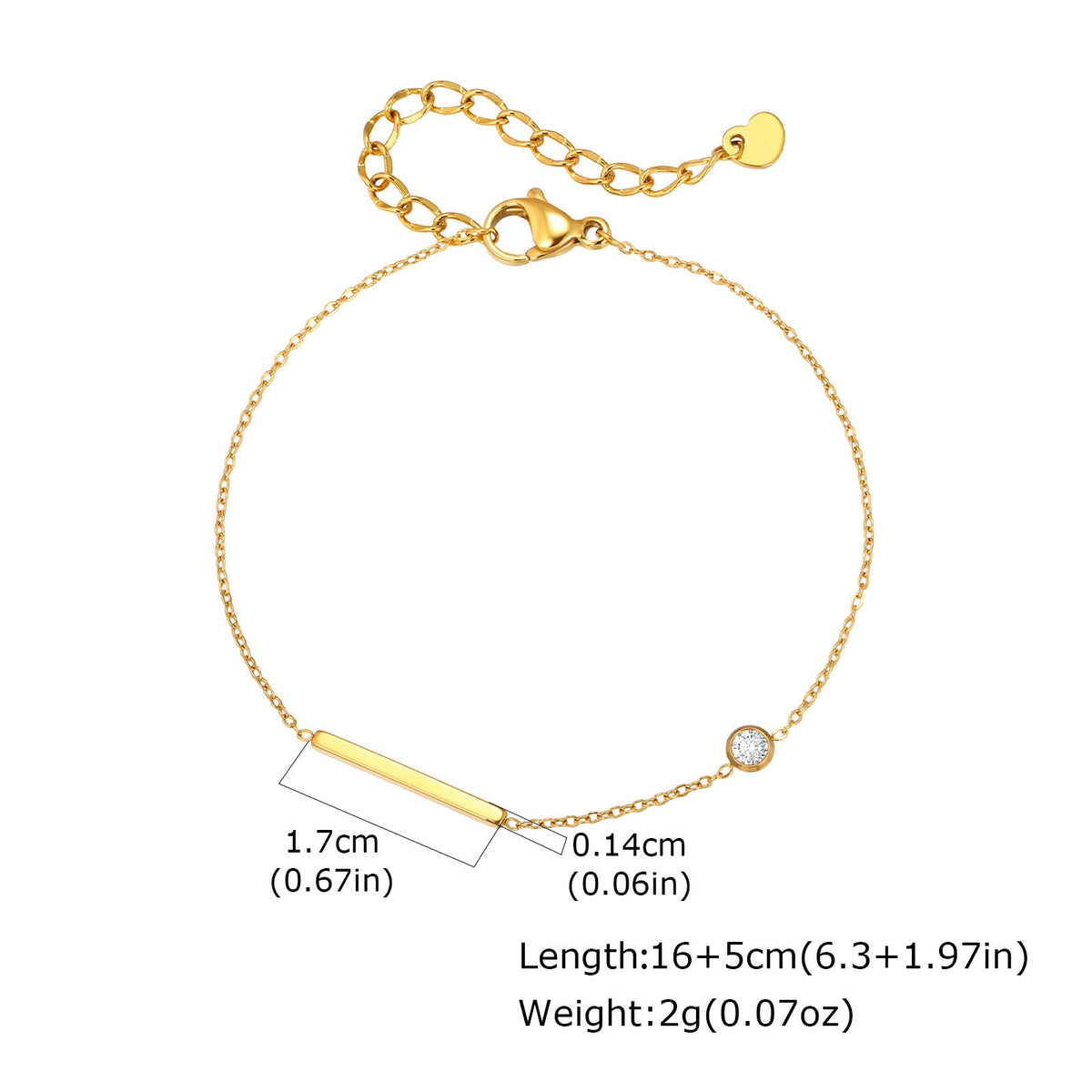Women's Steel Cross Shelf Simple Single Zircon Clavicle Necklace