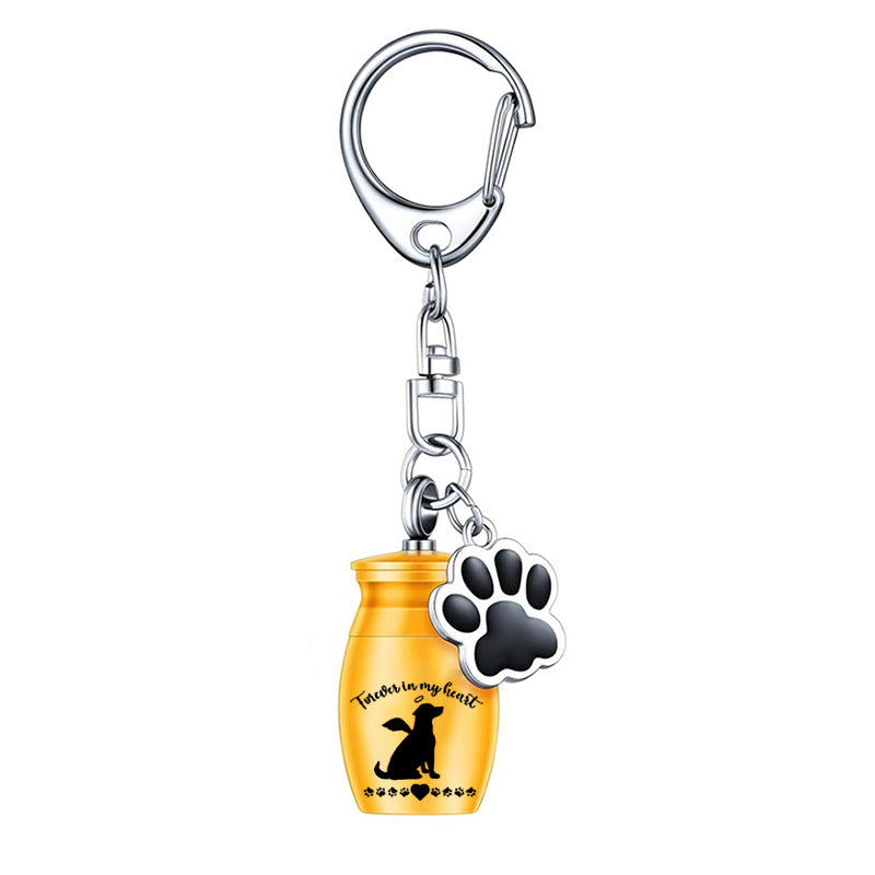 Commemorative Pet Urn Key Simple Small Jar Pendants