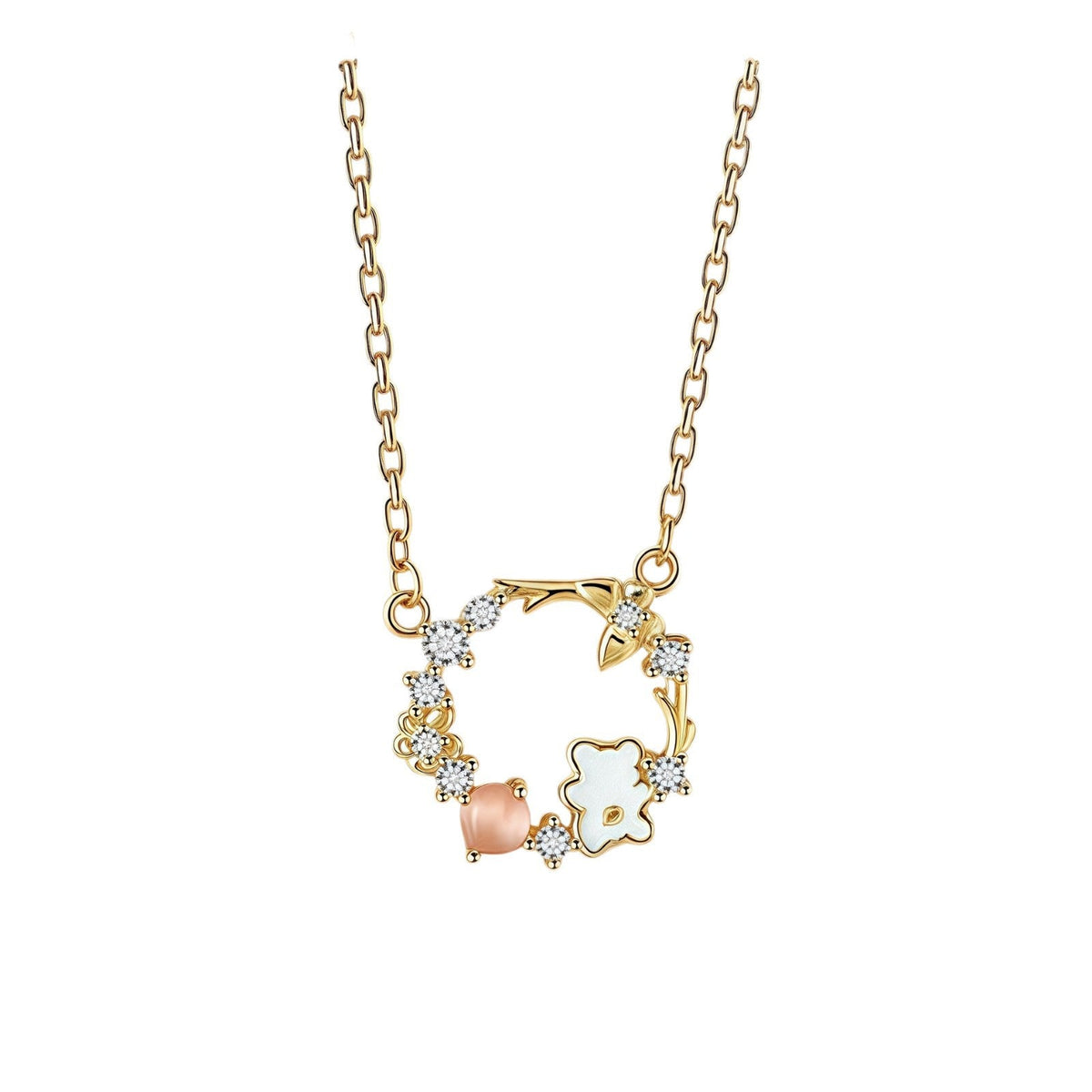 Spring Bear Sterling Special Interest Light Luxury High-grade Enamel Necklaces