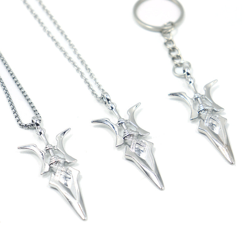 Anime Flayer Word Chain Keel Alloy Necklaces