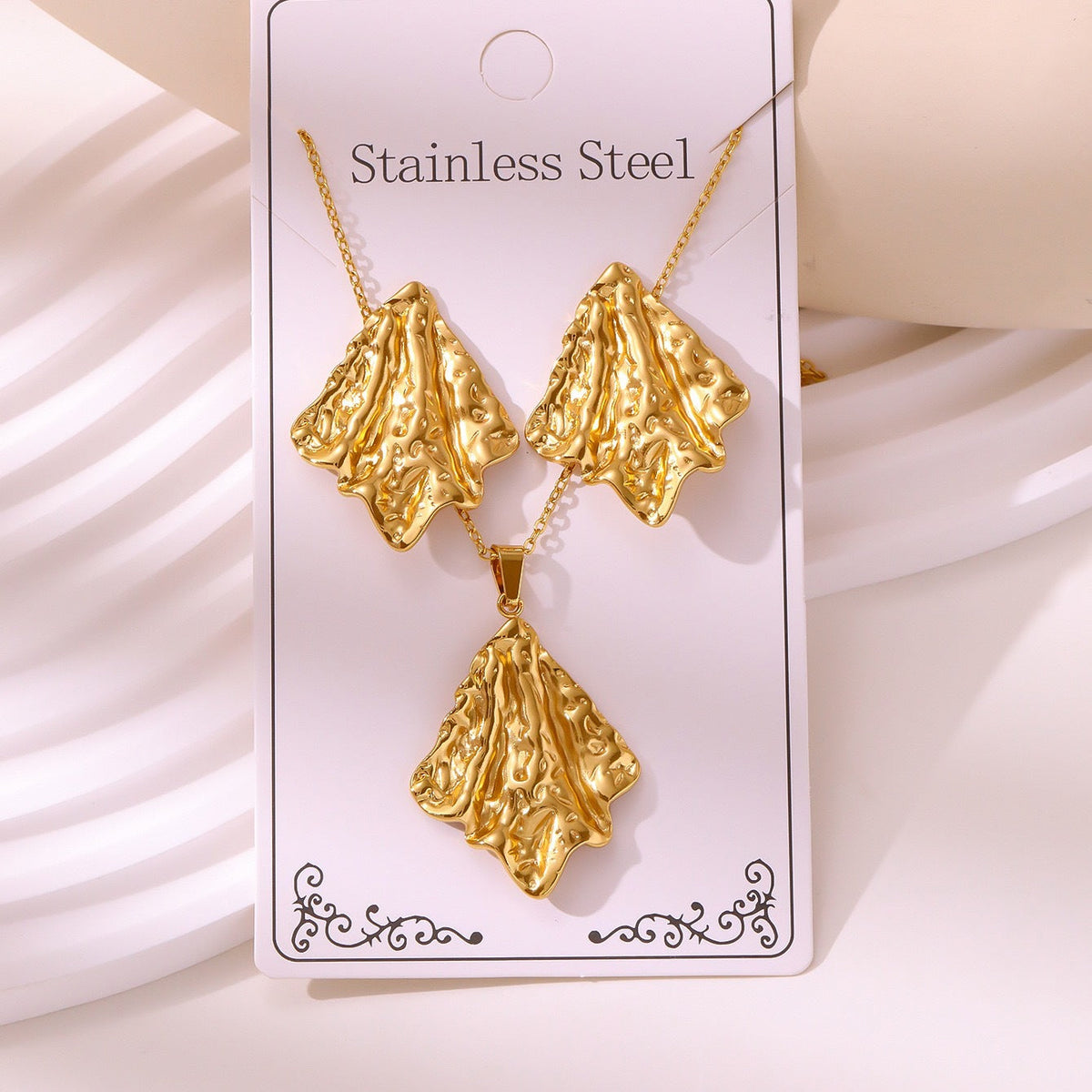 Hydraulic Suit Butterfly Love Irregular Personality Jewelry Set