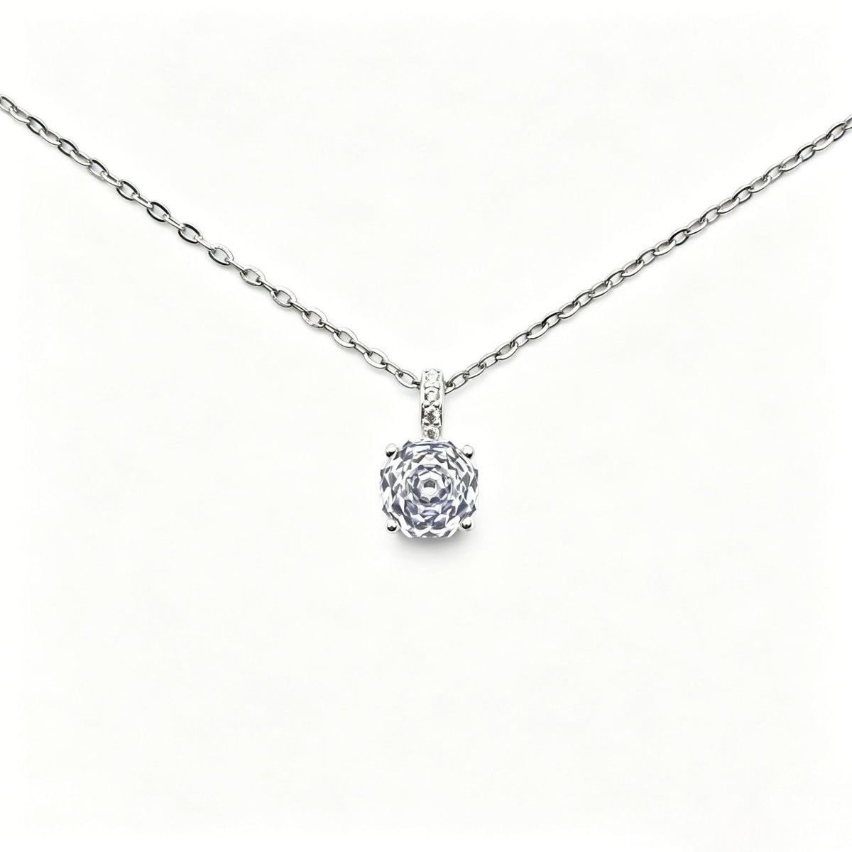 Women's French Entry Lux Platinum Zircon Three-piece High Color Retention Niche Earrings