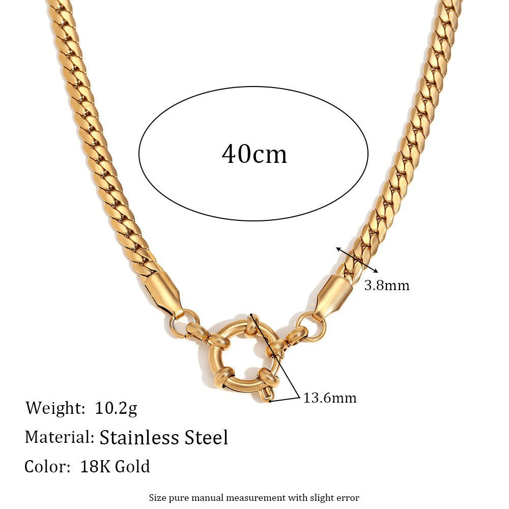 Birthstone Zircon Round Square Glass Gold Pendant
