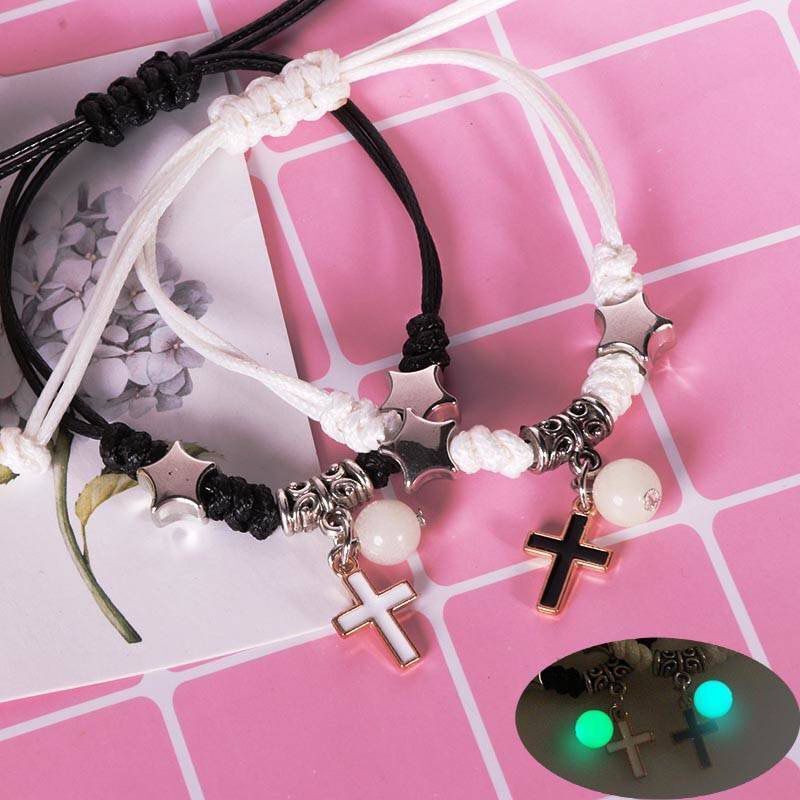 Women's & Men's Two Friendship Korean Fashion Couple Pair Gifts Bracelet