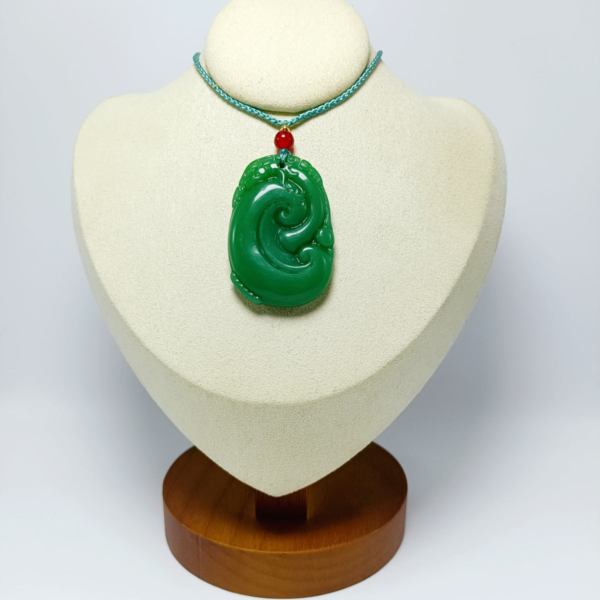 Jade Glass Dark Green Light Smooth Small Goldfish All Kinds Pendant