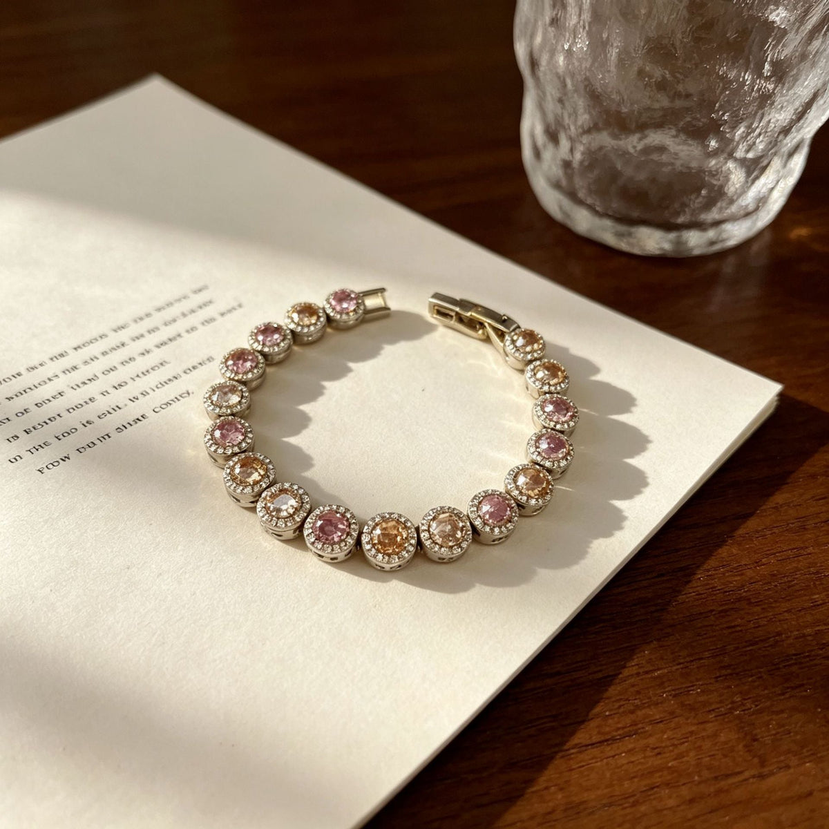 Women's Source Zircon Massive Style High Color Retention Dopamine Bracelet