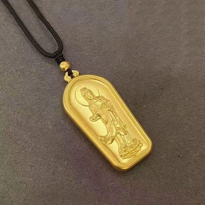 Women's & Men's Plump Brass Gold Plated On The Pendant