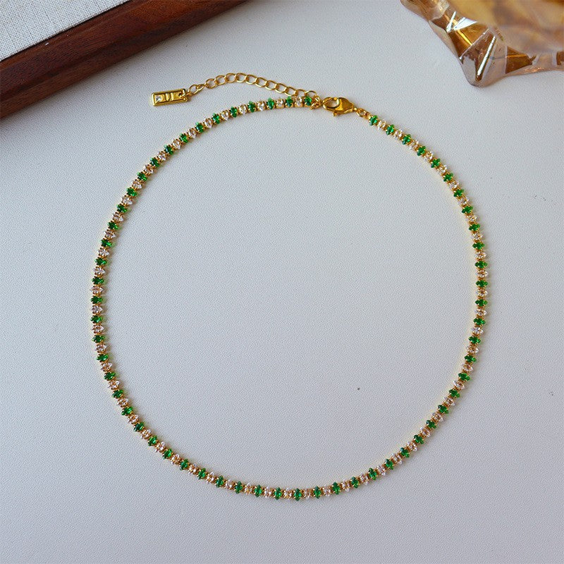 Women's Luxury Square Color Zircon High-grade Dopamine Stylish Simple Versatile Watch Bracelets