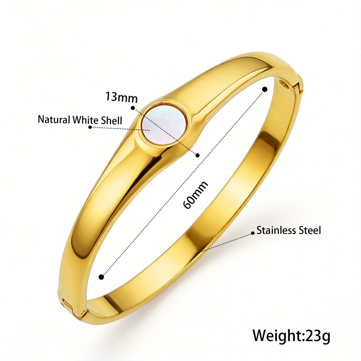 Open Stainless Steel Hydraulic Light Luxury High-grade Exaggerated Design Sense Bracelets