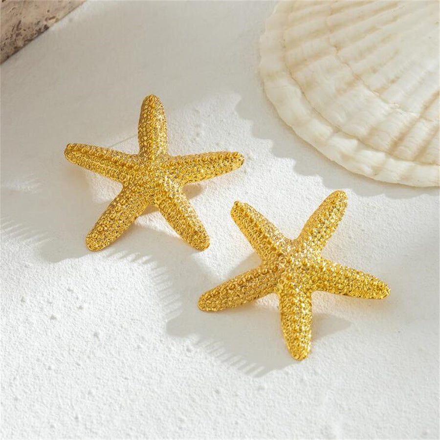 Personalized Party Exaggerated Vacation Beach Ocean Ear Jewelry Set