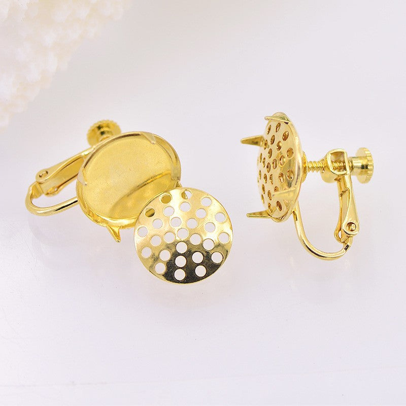 Screw Without Piercing Adjustable Spiral Hair Pin Ear Clip