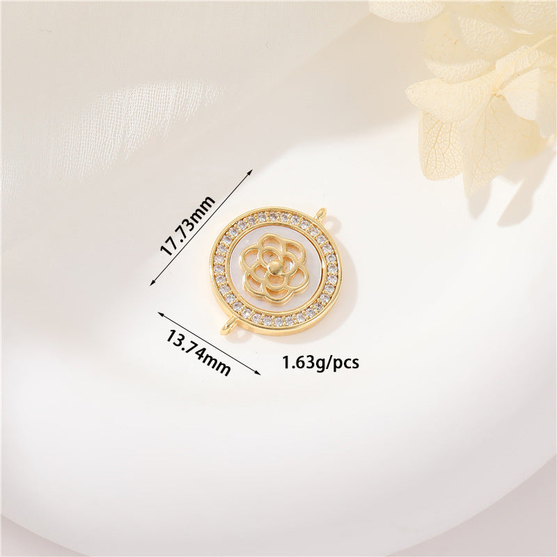 Casual Simple Handmade Bear Shell Gold Pendant
