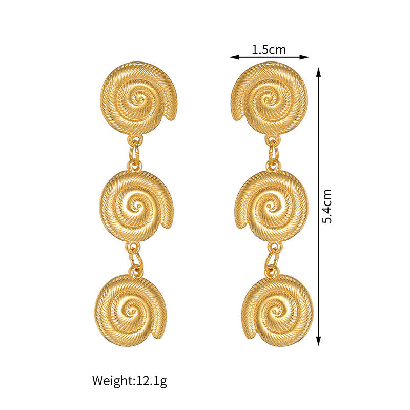 Female Stainless Steel Ocean Wind Affordable Luxury Fashion Jewelry Set