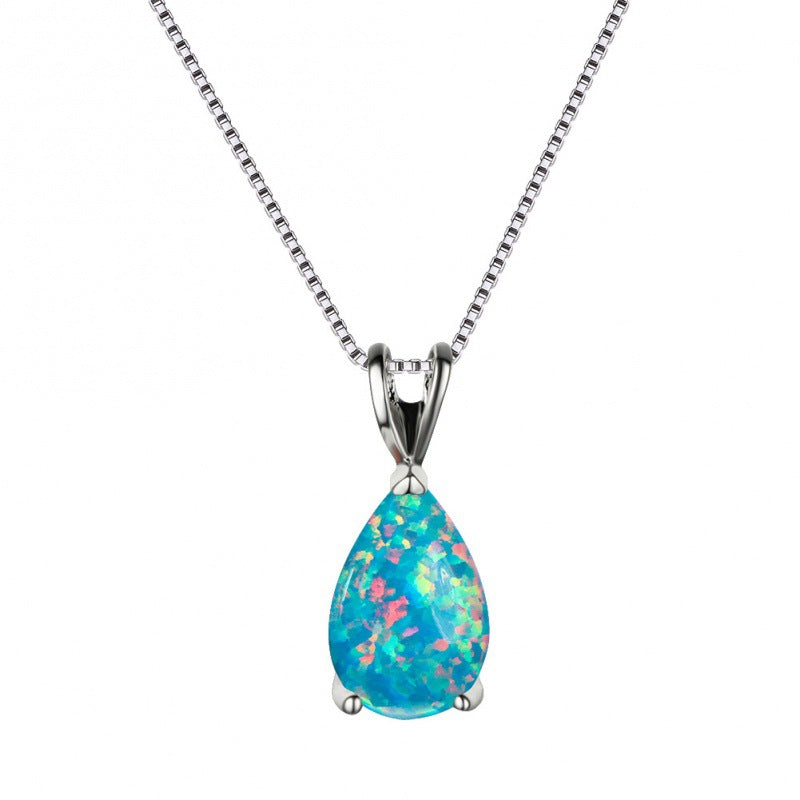 Water Drop Opal Female Temperament High Sense Pendants