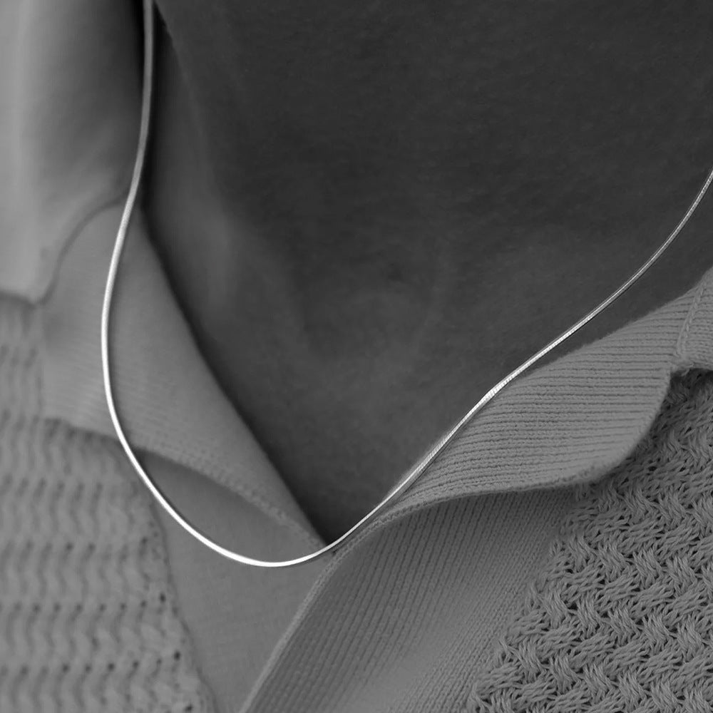 Men's Fashion Simple Clavicle Chain Korean Style Matching Clothes Necklace