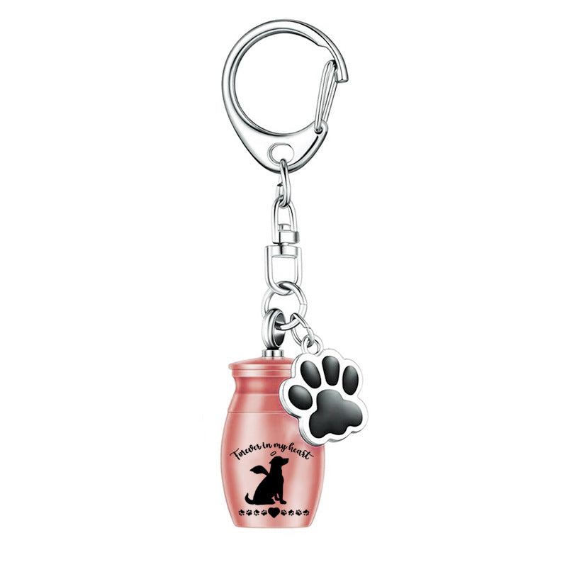 Commemorative Pet Urn Key Simple Small Jar Pendants