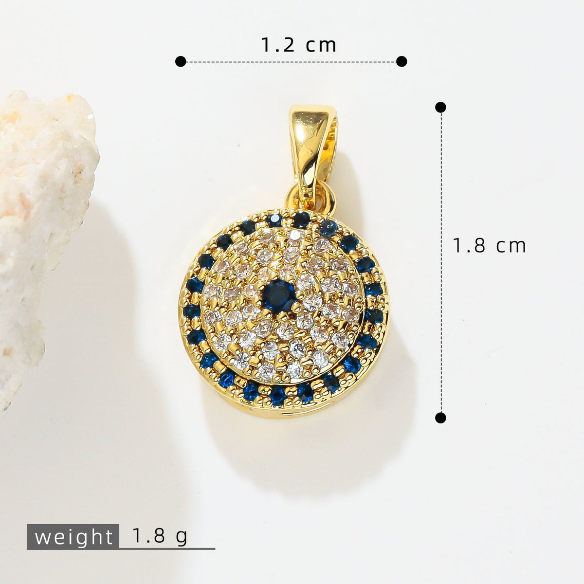 Fashion Retro Weird Devil Eye Single Pendants