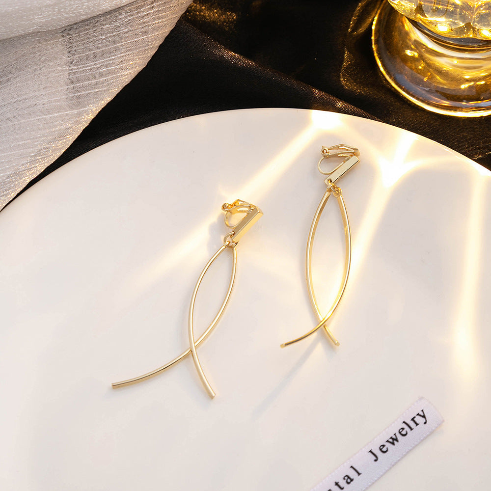 Simple Style Geometric Round Minimalist Irregular Circle Clips Rings