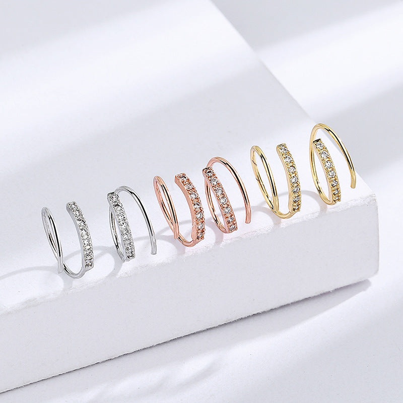 Women's Korean Trendy Simple Design Spring Ear Clip