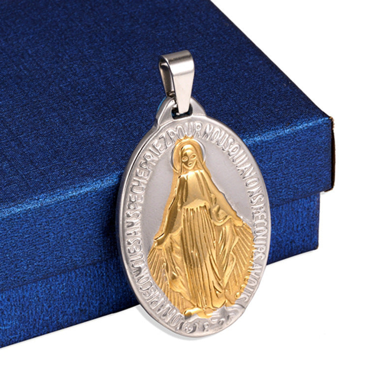 Glamorous Gold Stainless Steel Tag Titanium Necklaces