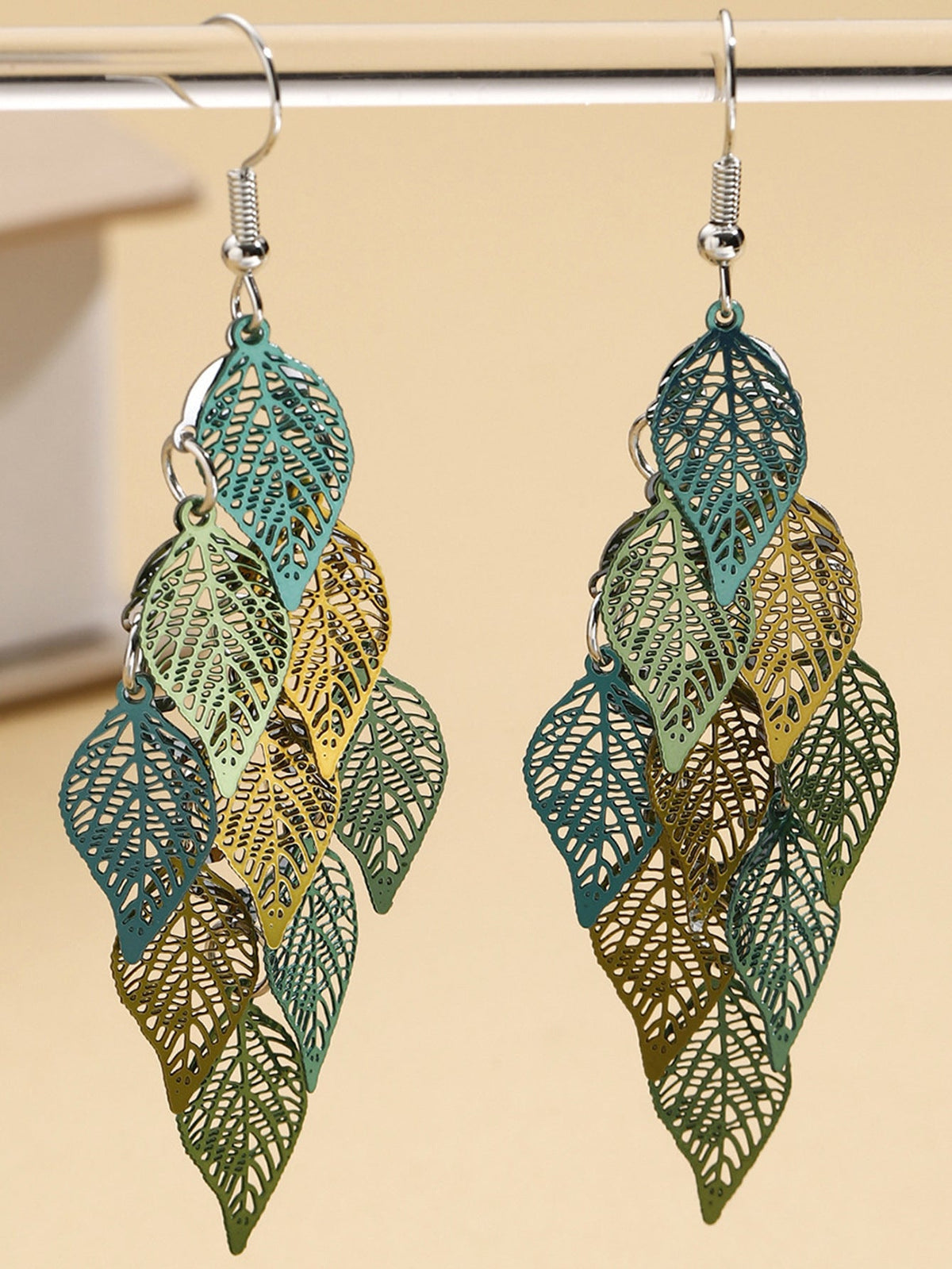 Women's Beach Style Retro Exaggerated Golden Scallop Versatile Creative Shell Starfish Earrings