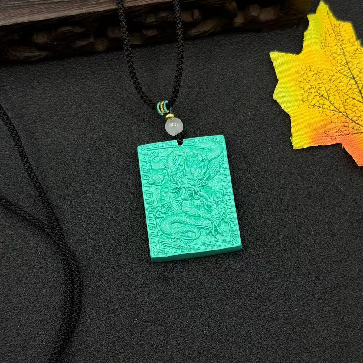 Broadcast Turquoise Magnesite Sculpture Buddha Crafts Ethnic Pendant