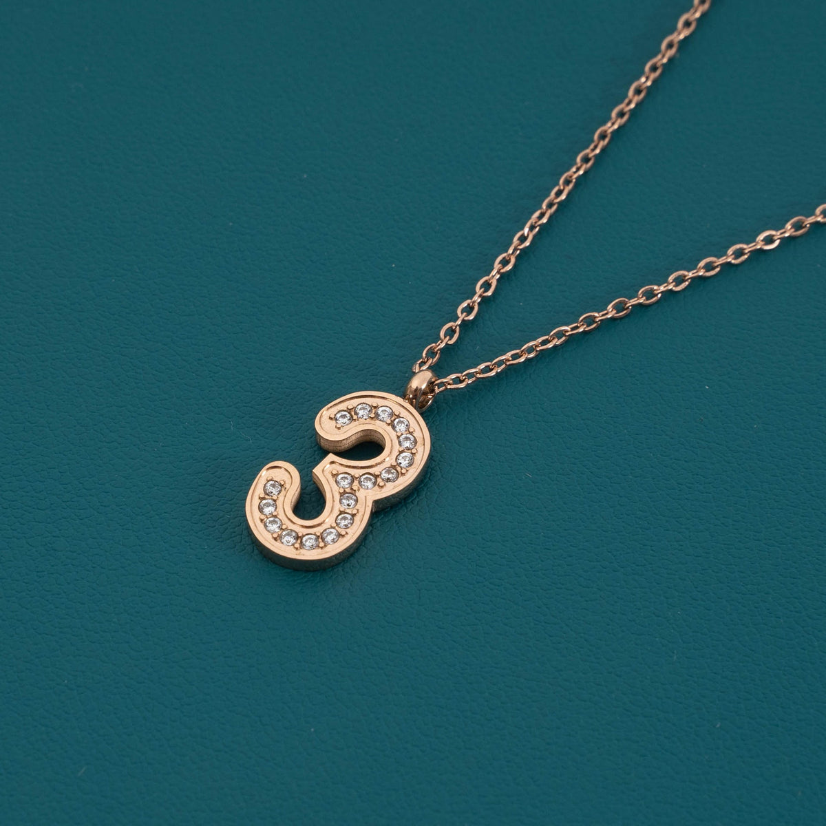 Stainless Steel Titanium Inlaid Zircon Fashion Necklaces