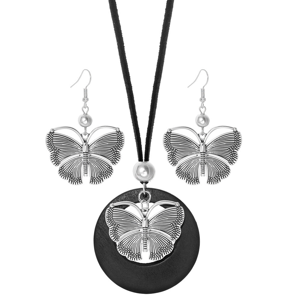 Women's Retro Bohemian Simple Hollow Niche Design Jewelry Set